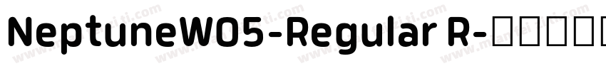 NeptuneW05-Regular R字体转换